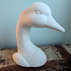 Anthropologie Ceramic Goose Vase
